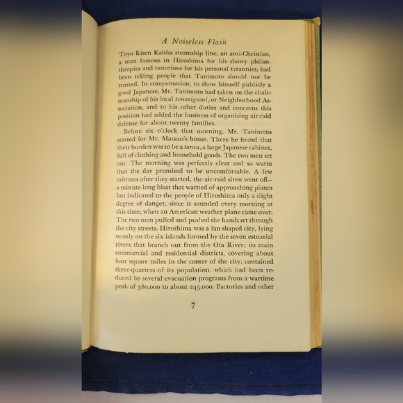 Hiroshima By John Hersey 1946 Hardcover 1st Edition HC Good Condition - Picture 14 of 16